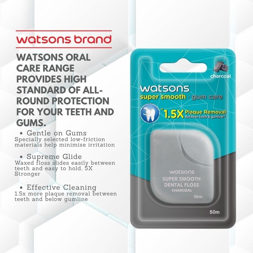 Love my Smile Dental Floss Charcoal 50M
