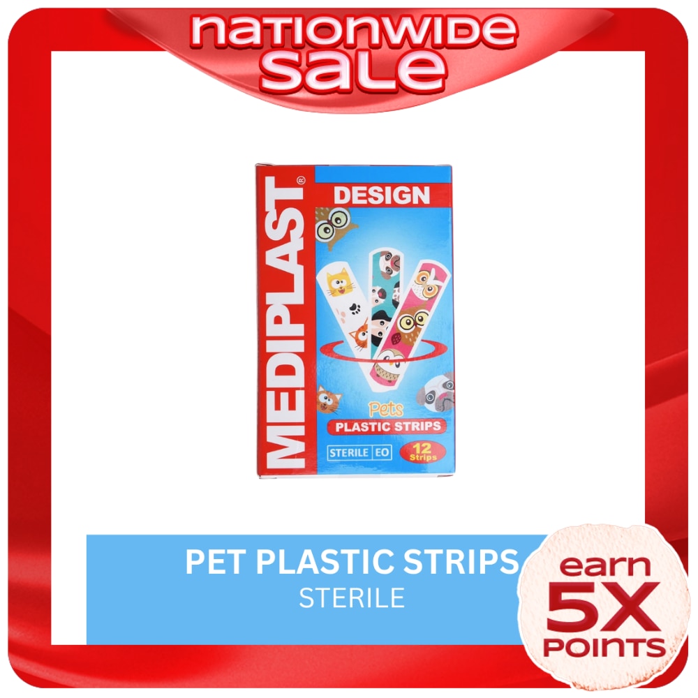 Pet Plastic Strips (Sterile) 12 Strips