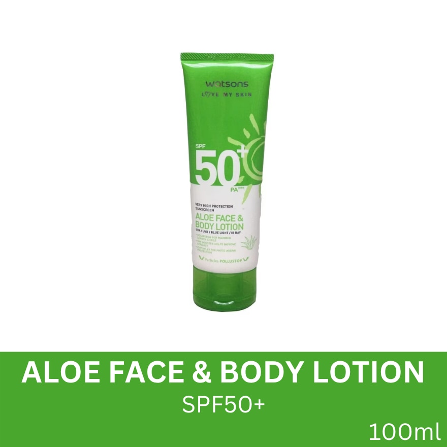 Aloe Face and Body Lotion SPF50+ 100ml