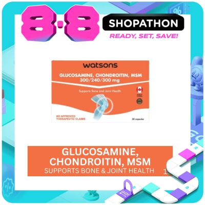 WATSONS GENERICS - WATSONS GENERICS Glucosamine, Chondroitin, MSM 300/240/300mg (Sold Per Piece) image