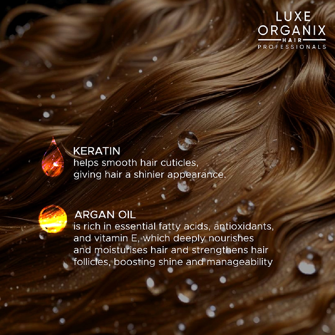 Luxe Organix Hair Color Shampoo Natural Brown 200ml