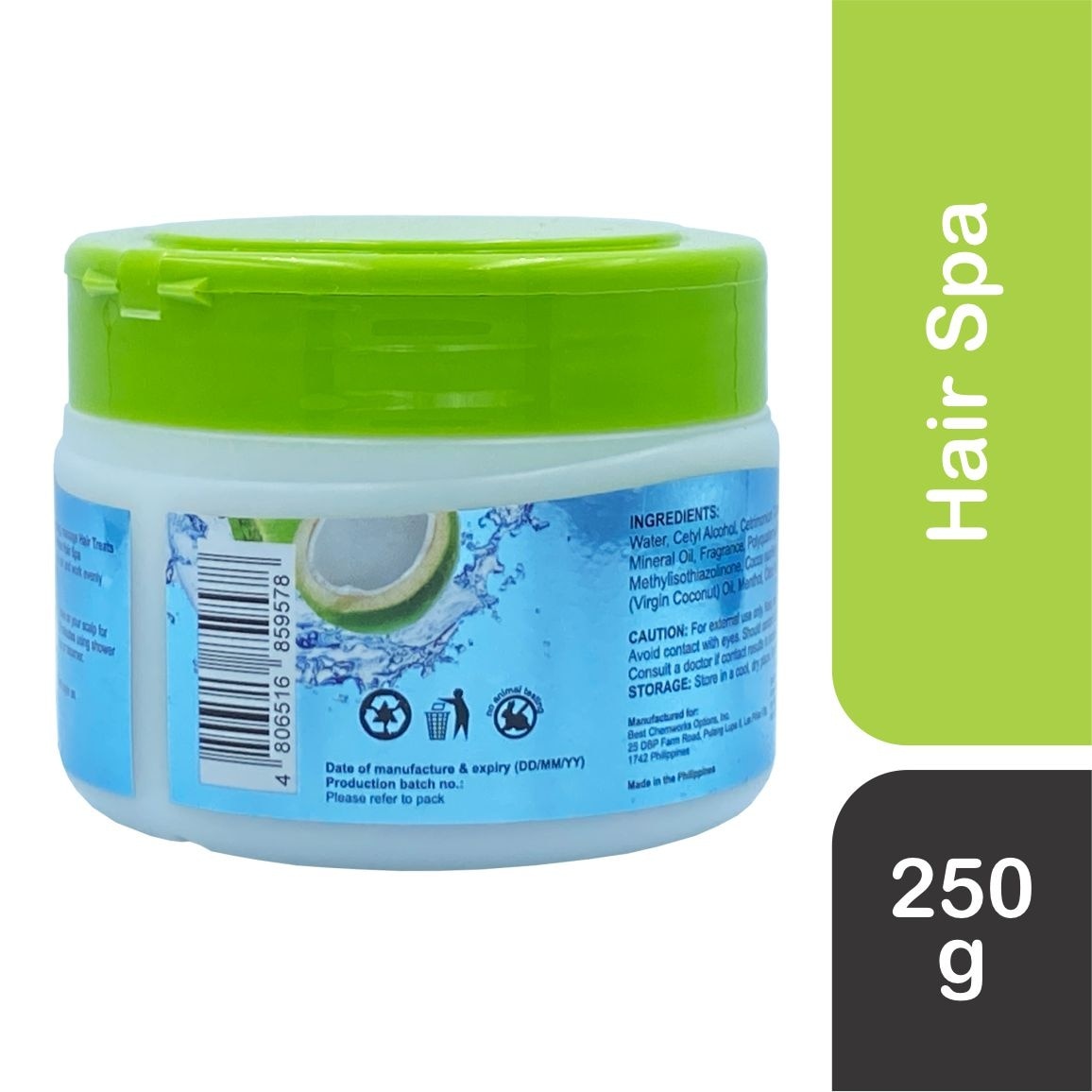 Hair Spa Virgin Coco Water 250g