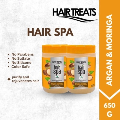 HAIR TREATS Hair Spa Argan with Moringa 650g