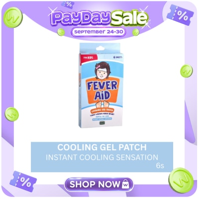 FEVER AID Cooling Gel Patch For Kids 6s image