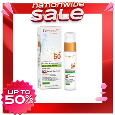 DAP BY WATSONS Acne Prone Gel Sunscreen with Zinc SPF50 40ml