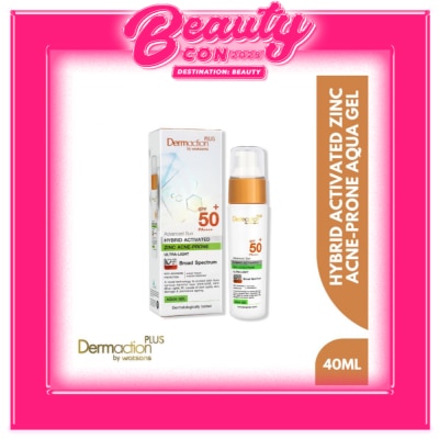DAP BY WATSONS Acne Prone Gel Sunscreen with Zinc SPF50 40ml