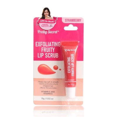 PRETTY SECRET PRETTY SECRET Exfoliating Lip Scrub Strawberry15g
