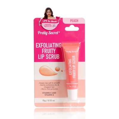 PRETTY SECRET PRETTY SECRET Exfoliating Lip Scrub Peach 15g