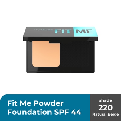 MAYBELLINE - MAYBELLINE Fit Me Powder Foundation SPF 44 220 Natural Beige 9g image