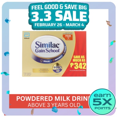 SIMILAC Gainschool HMO Above 3 Years Old 2.4kg