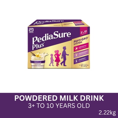 PEDIASURE PEDIASURE PLUS Milk Formula Vanila 3+ Years Old 6 x 400g