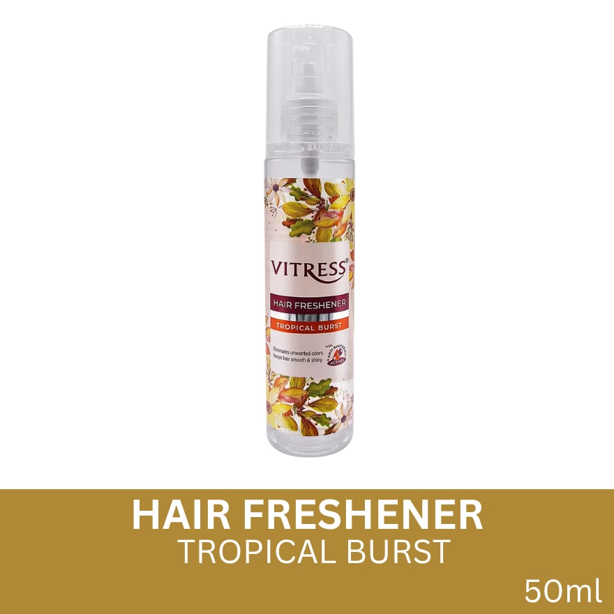 VITRESS HAIR FRESHENER TROPICAL BURST 50ML