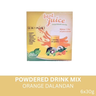 BEST JUICE 10 in 1 Plus Powdered Drink Mix 6x30g