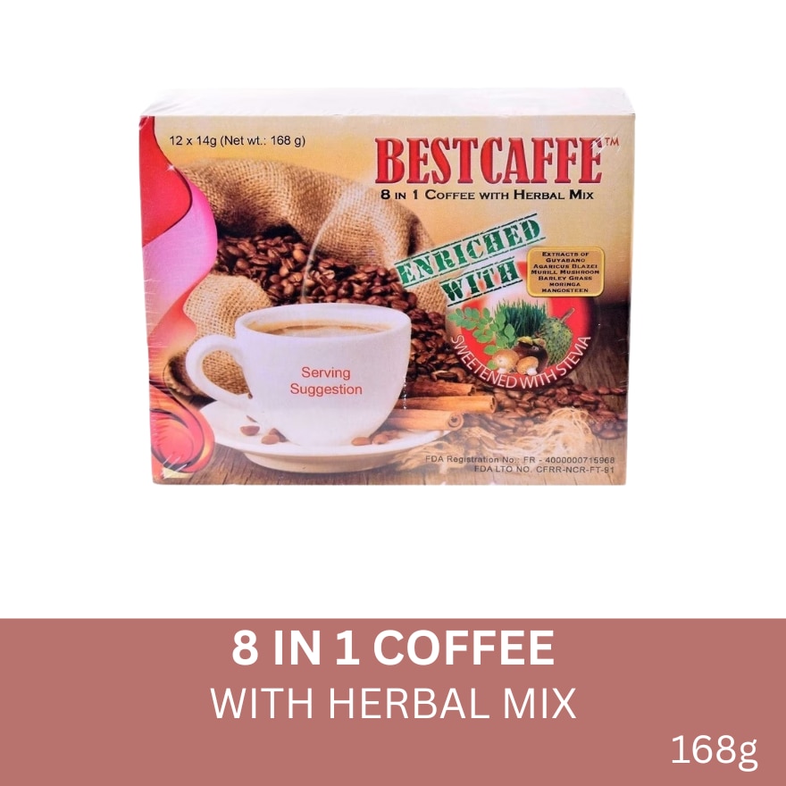 8 in 1 Coffee With Herbal Mix 12x14g