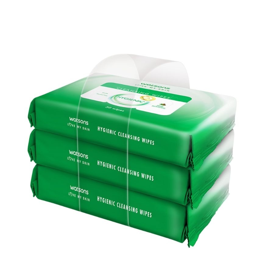Antibacterial Wipes Pine Scented 50sx3 packs
