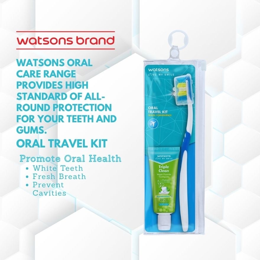 WATSONS Love My Smile Oral Travel Kit