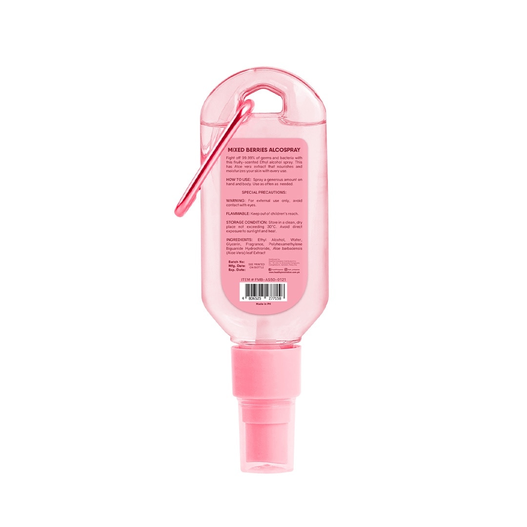 Mixed Berries Alcospray 50ml