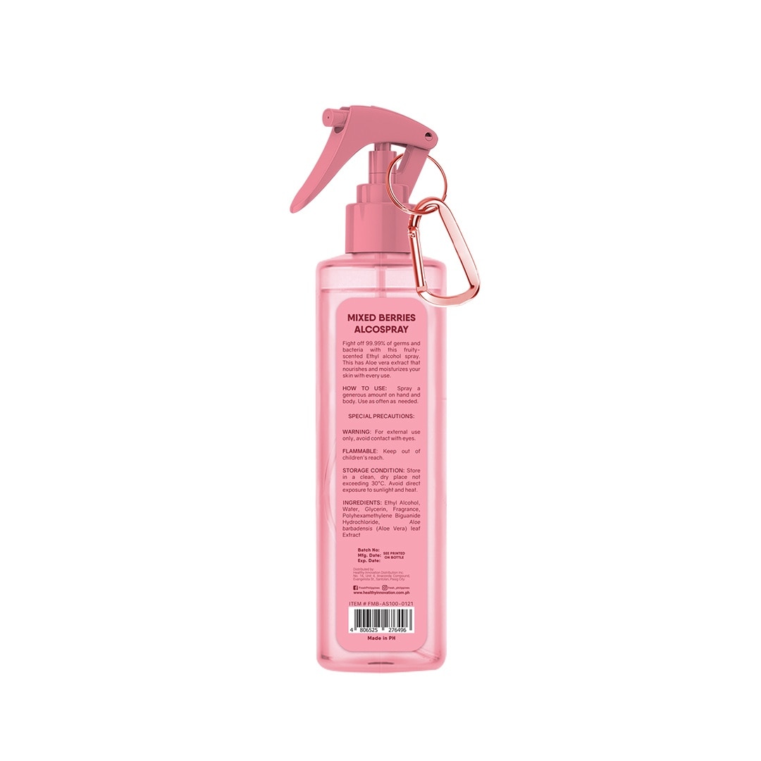 Mixed Berries Alcospray 100ml