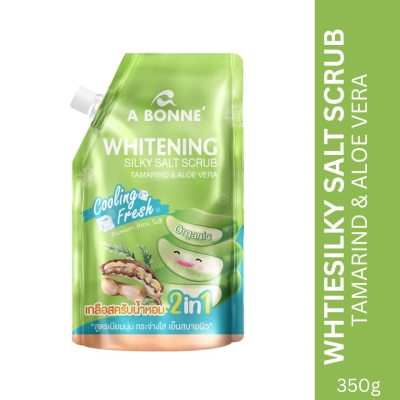 A BONNE ABONNE TAMARIND & ALOE VERA WHITENING SILKY SALT SCRUB 350G