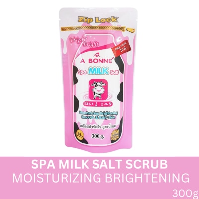 A BONNE ABONNE SPA MILK SALT REFILL WITH ZIPLOCK 300G