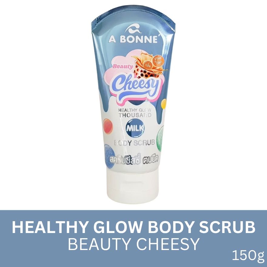 ABONNE BEAUTY CHEESY HEALTHY GLOW THOUSAND MILK BODY SCRUB 150G