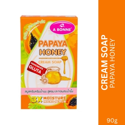 A BONNE ABONNE MIRACLE WHITE C HONEY CREAMY SOAP 90G