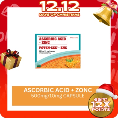 POTENCEE 500mg/10mg Capsule / Vitamins Minerals 30s