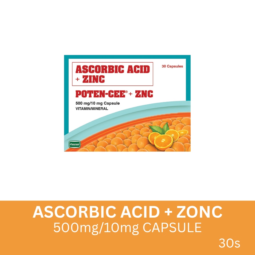 500mg/10mg Capsule / Vitamins Minerals 30s