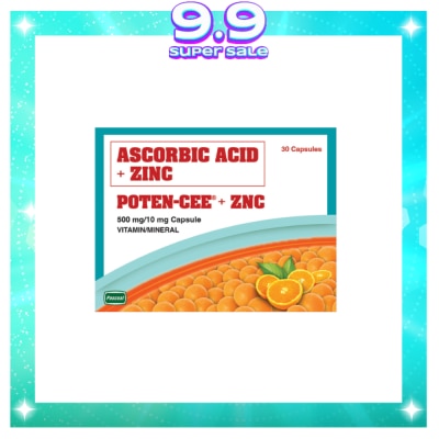 POTENCEE 500mg/10mg Capsule / Vitamins Minerals 30s