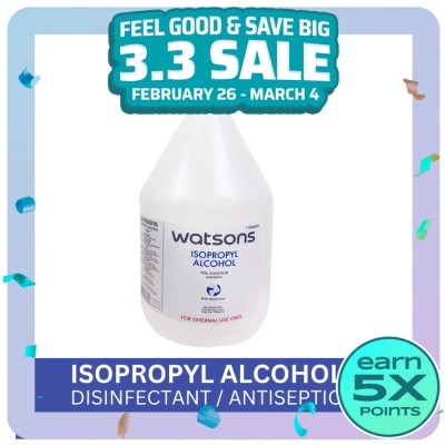 WATSONS Isopropyl 70% Alcohol 1 Gallon