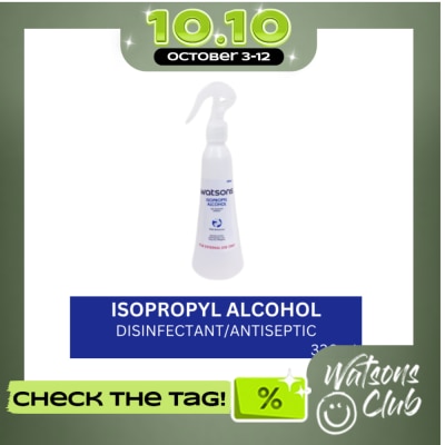 WATSONS Isopropyl Alcohol 330ml Spray image