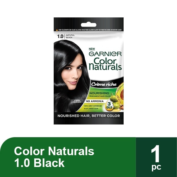 GARNIER Color Naturals 1 Natural Black Hair Color image