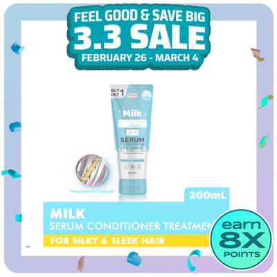 FRESH Hairlab Milk Boost Argan 2 in 1 Serum Conditioner Treatment 200ml