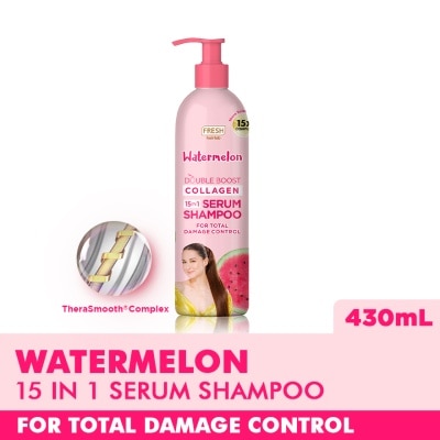 FRESH Hairlab Watemelon Double Boost Collagen Serum Shampoo 430 ml