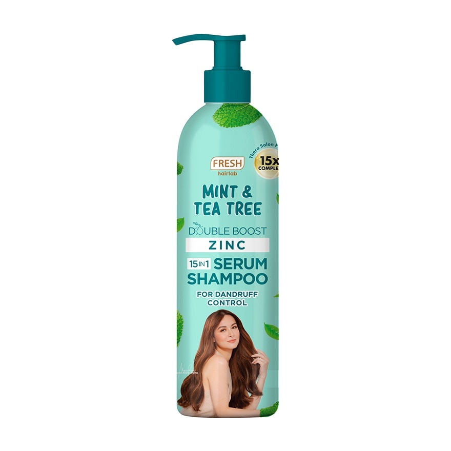Hairlab Mint and Tea Tree Double Boost Zinc Serum Shampoo 430ml