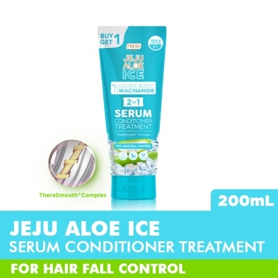 FRESH Hairlab Jeju Aloe Ice Double Boost Niacinamide 2 in 1 Serum Conditioner Treatment 200ml