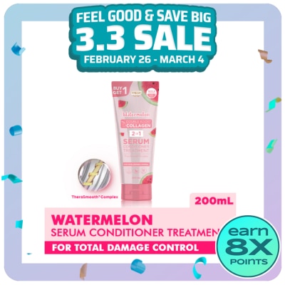 FRESH Hairlab Watermelon Double Boost Collagen 2 in 1 Serum Conditioner Treatment 200ml