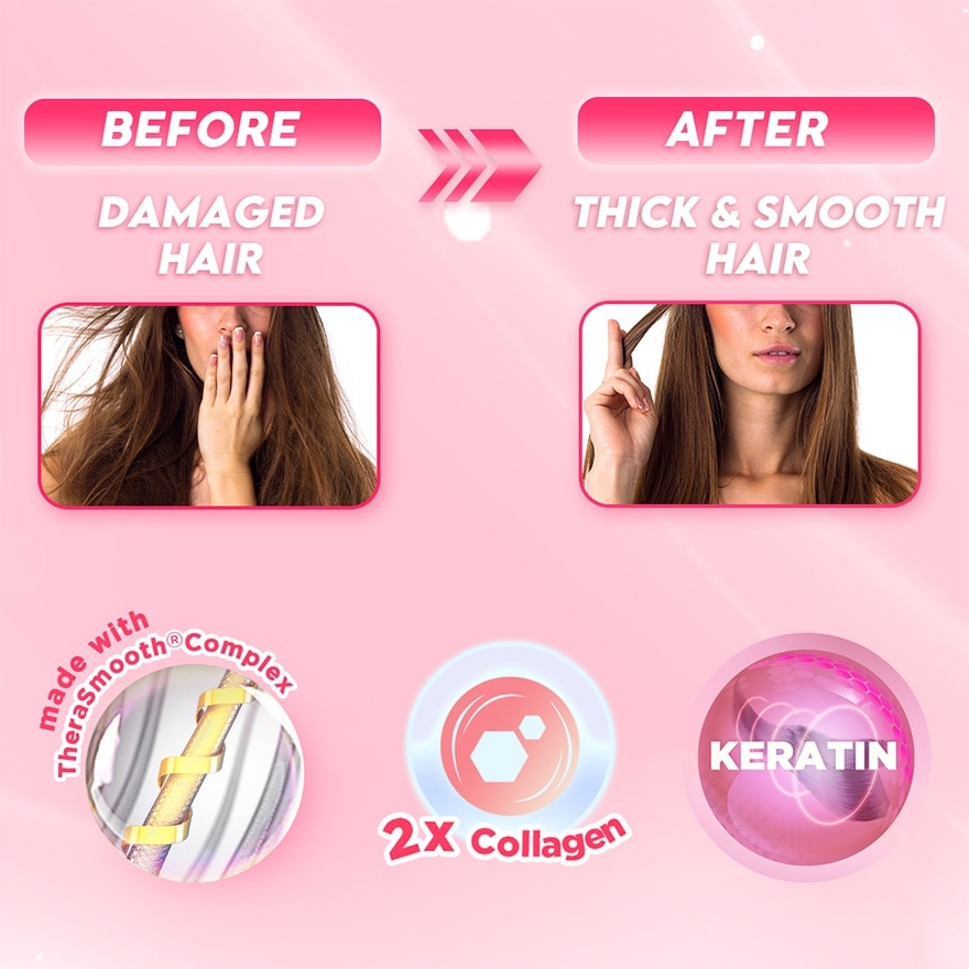 Hairlab Watermelon Double Boost Collagen 2 in 1 Serum Conditioner Treatment 200ml