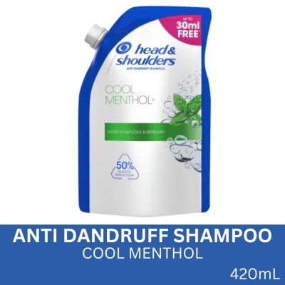HEAD N SHOULDERS Shampoo Cool Menthol 420ml Refill