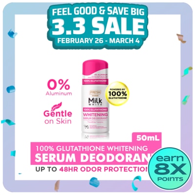 FRESH Skinlab Milk White 2 in 1 Glutaboost Serum Deodorant 50 mL