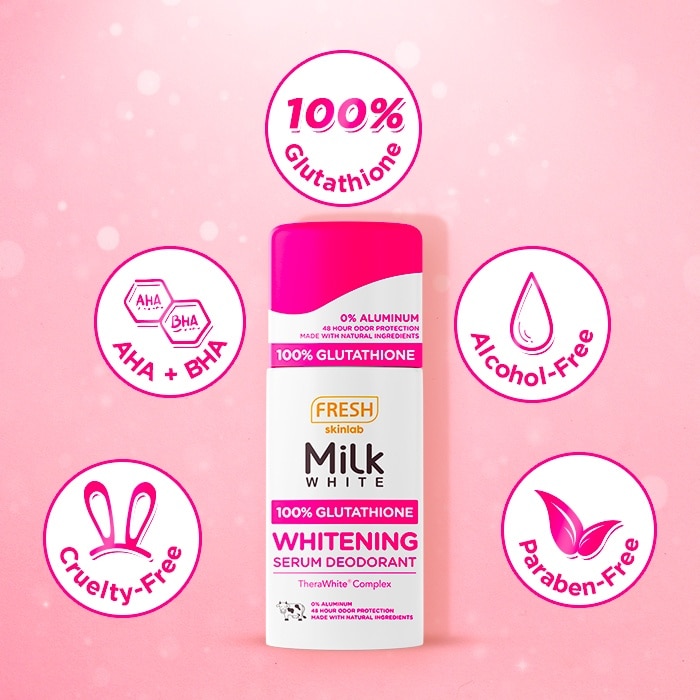 Skinlab Milk White 2 in 1 Glutaboost Serum Deodorant 50 mL