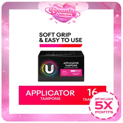 KOTEX - U Applicator Tampons Super 16s