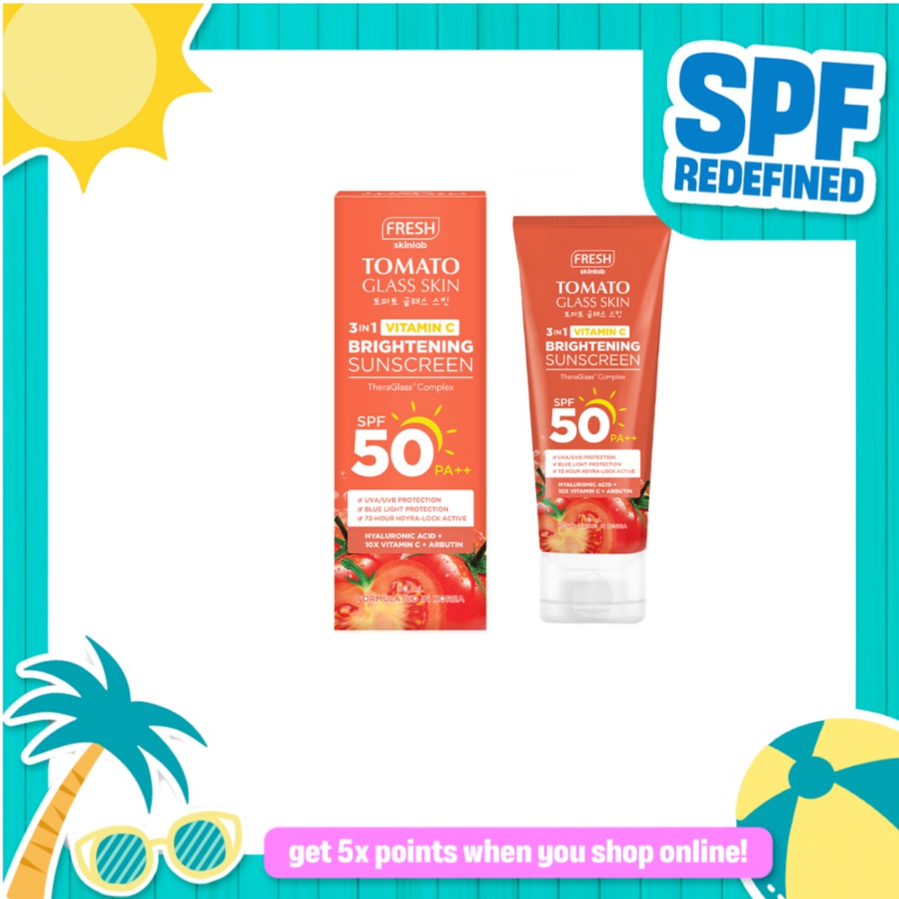 Fresh Skinlab Tomato Glass Skin Serum Sunscreen 50 mL