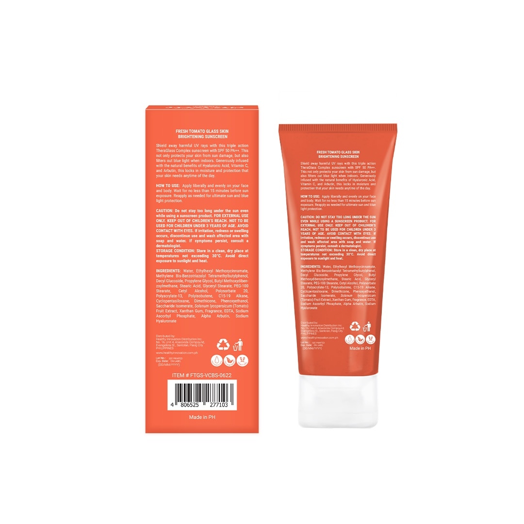 Fresh Skinlab Tomato Glass Skin Serum Sunscreen 50 mL