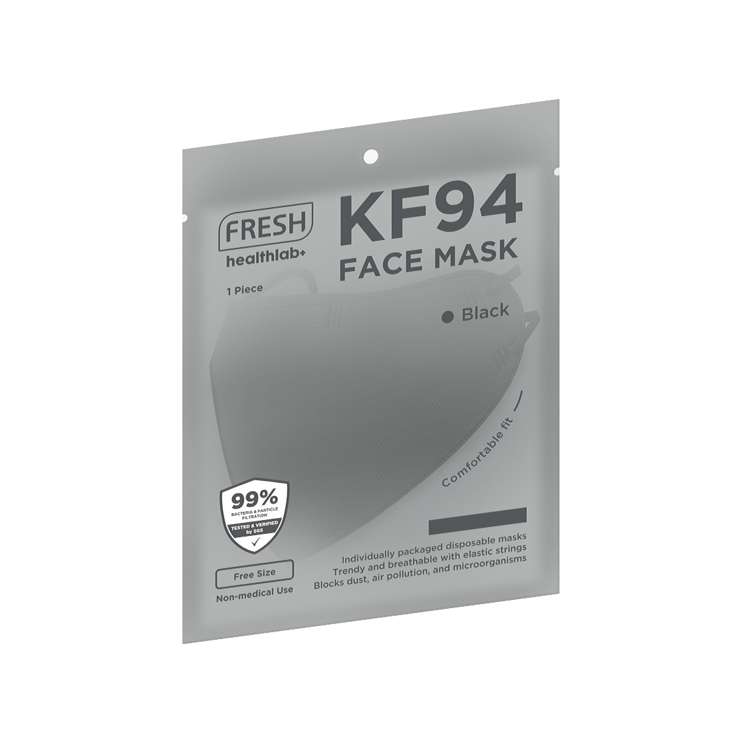 Healthlab+ KF94 Face Mask Black