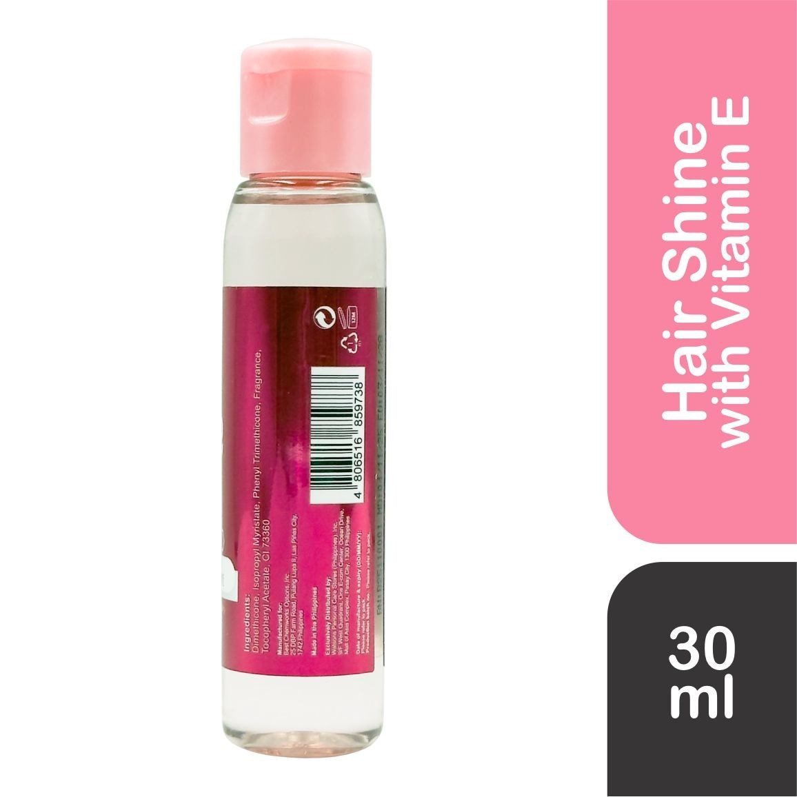 Hair Shine Color Series Pink with Vitamin E 30ml