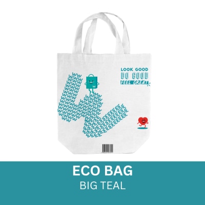 WATSONS Eco Bag Big Teal