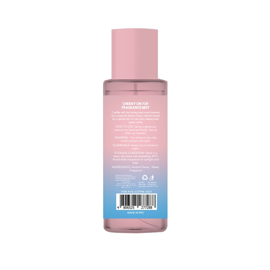 Scentlab Fragrance Mist Cherry on Top 88mL