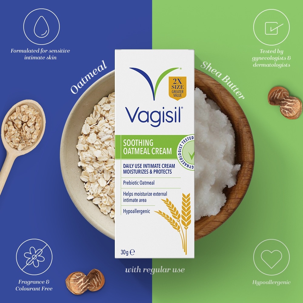 VAGISIL Soothing Oatmeal Cream 30g