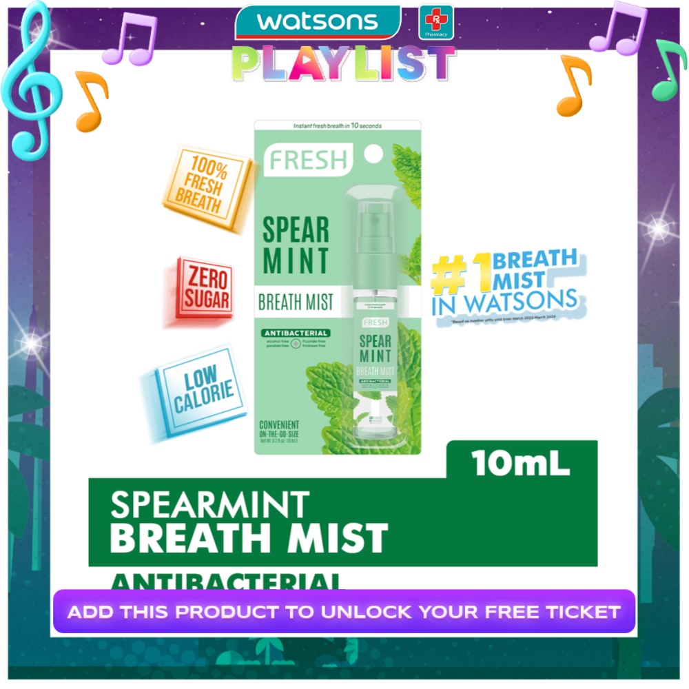 FRESH Spearmint Breath Mist 10ml